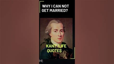 was kant married.